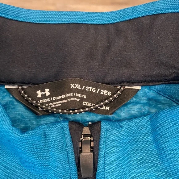 Under Armour Men's Teal and Black Vest - Picture 5 of 8